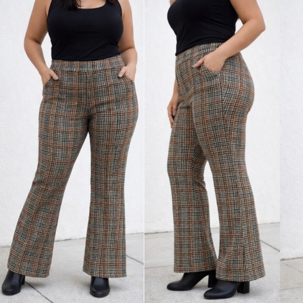 Torrid Plaid - Brown Multi Size 2X Womens